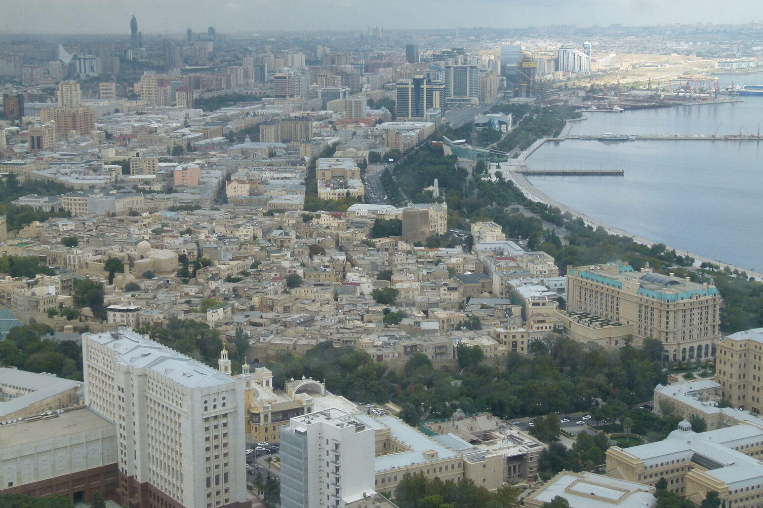 Baku, panorama miasta
