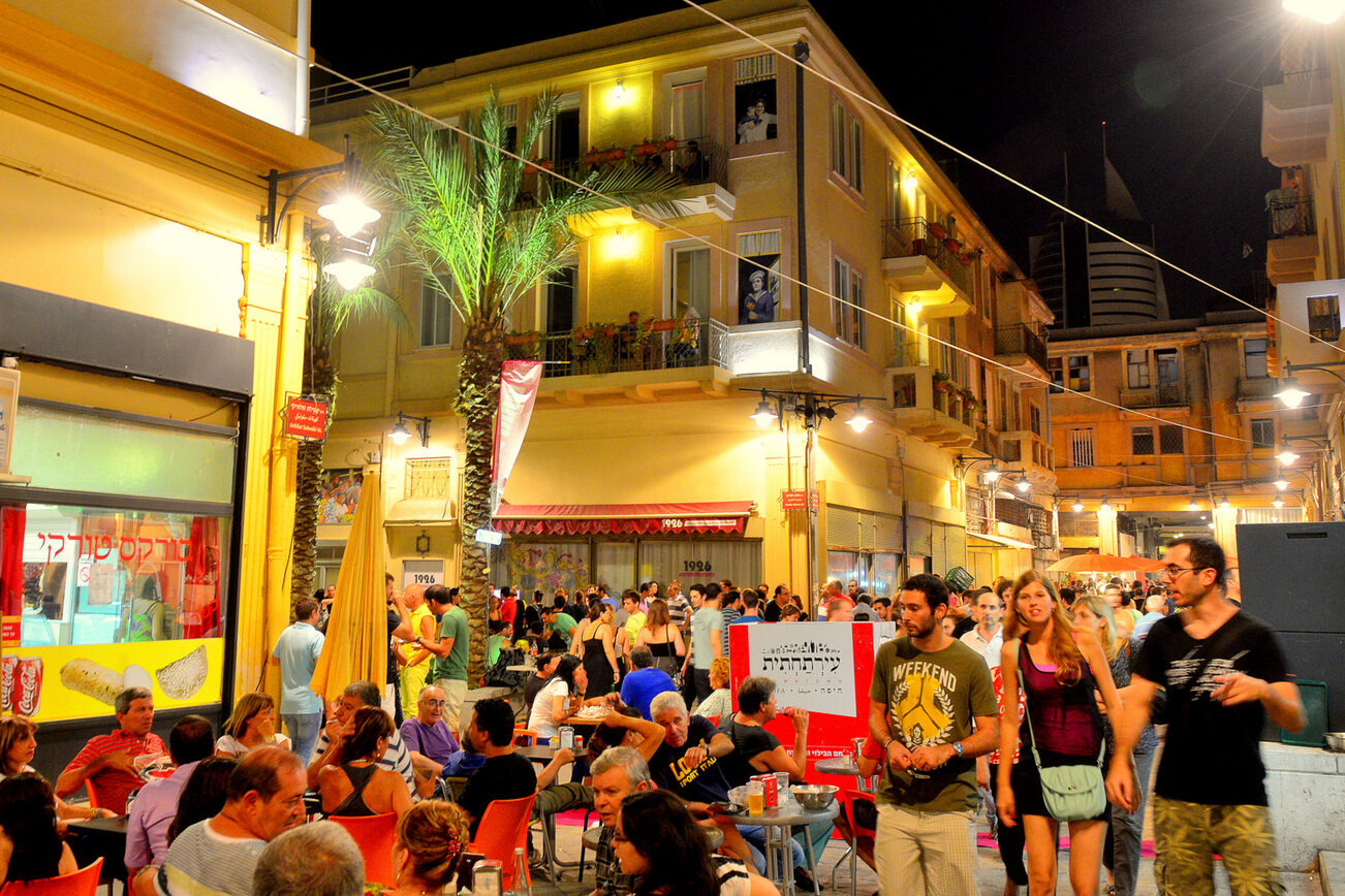 الحياة الليلية في الحرم الجامعي الجديد بميناء حيفا الجديد