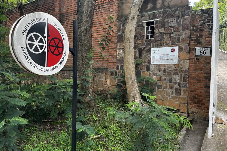 Panneau : Partenariat entre la Rhénanie-Palatinat et le Rwanda