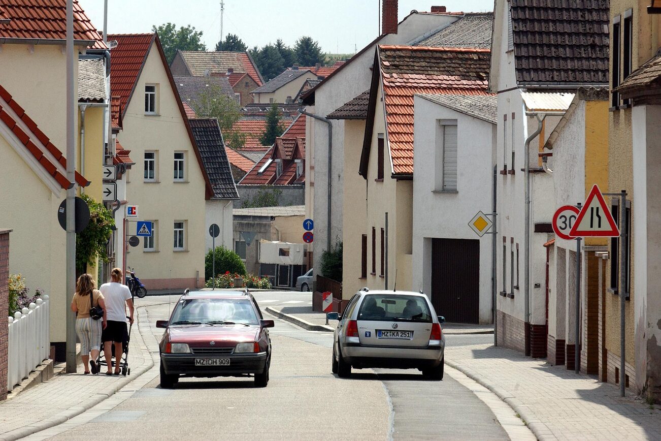 Ebersheim'ın eski şehir merkezi