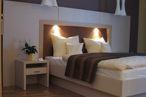 Doppelbett im Gästehaus Reßler © Gästehaus Reßler