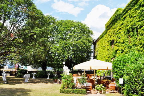 Garten des Restaurants Kupferberg