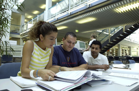 Students at the Johannes Gutenberg University of Mainz