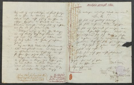 Brief vom 28. Januar 1826 von anderer Hand mit Unterschrift Beethovens