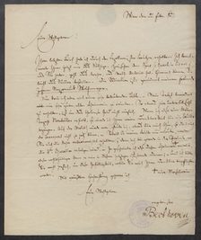 Brief vom 22. Februar 1827 von anderer Hand
