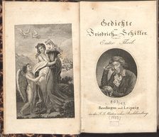 Titelseite und Frontispiz Gedichte von Friedrich Schiller