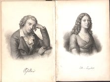 Porträts Schiller und Lotte von Lengefeld