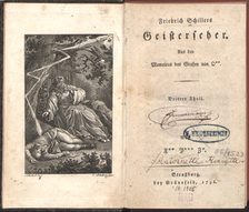 Titelseite und Frontispiz Friedrich Schillers Geisterseher