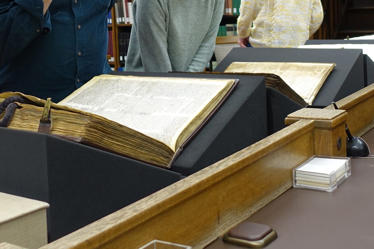 Handschriftenführung im Lesesaal