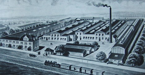 Werksanlage in Kostheim, 1929.