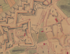 Eisgrube. Ausschnitt aus Stadtplan von 1784.