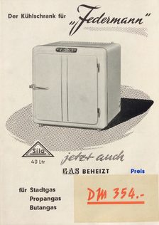 Werbeanzeige Silo-Kühlschrank