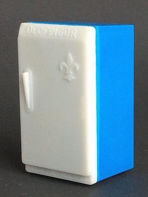 Minikühlschrank, Deofrigor, Italien, Kunststoff, 7,5 cm hoch.