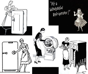 Frauenbilder in der Kühlschrankwerbung