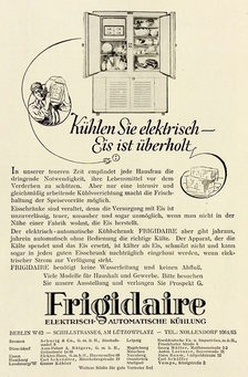 Werbeanzeige Frigidaire