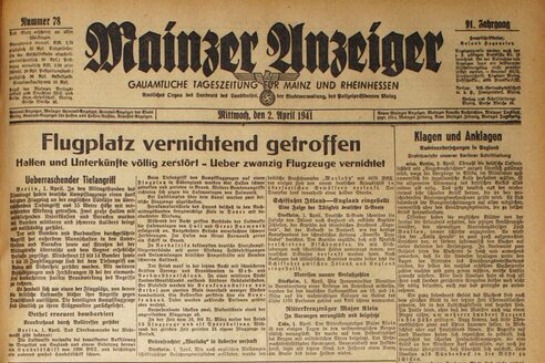 Seite des Mainzer Anzeiger