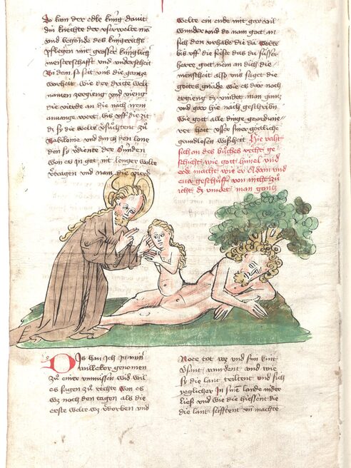 Hs II 64, Szene Erschaffung Evas