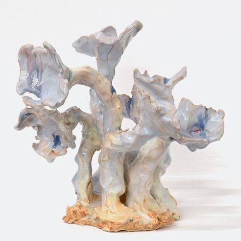 Sculpture blue moon
