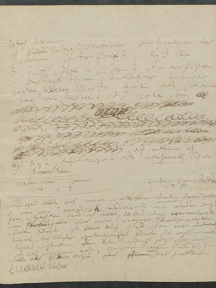 Brief vom 22. Januar 1825