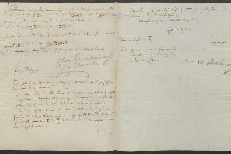 Brief vom 27. Januar 1827 von anderer Hand