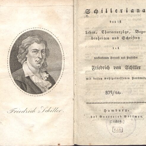 Titelseite und Frontispiz Schilleriana