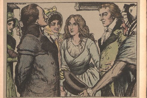 Beispielseite Schiller. Bilder von Karl Bauer