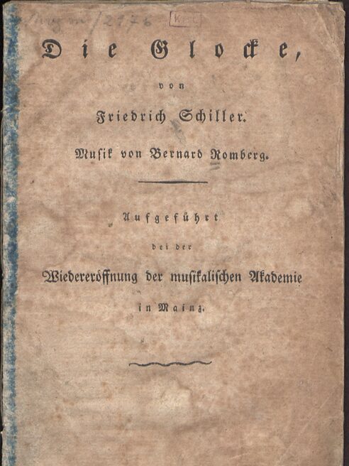 Vorderdeckel Andreas Romberg: Die Glocke