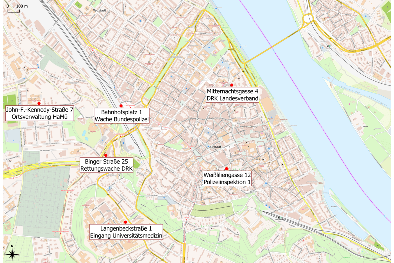 Notfallmeldestallen Altstadt