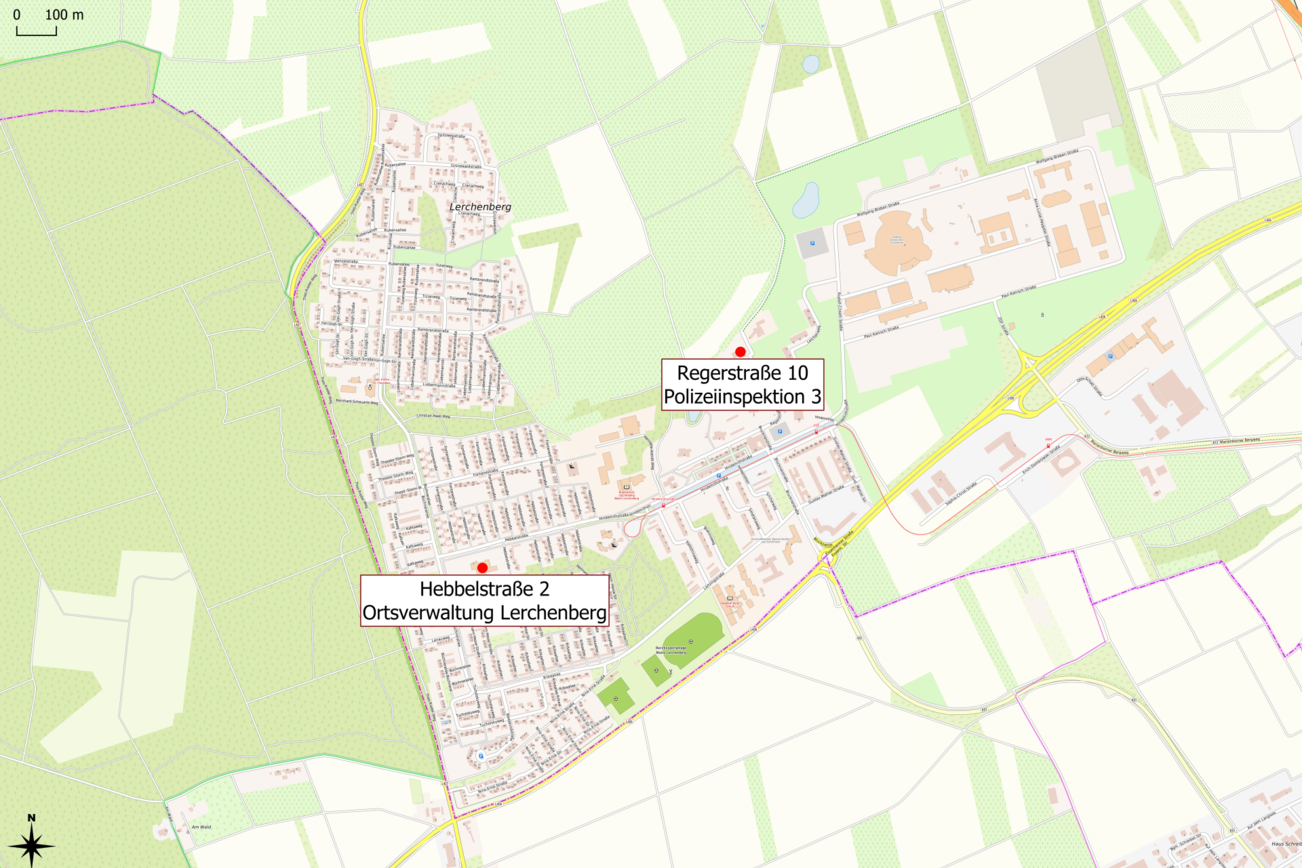 Notfallmeldestellen Lerchenberg