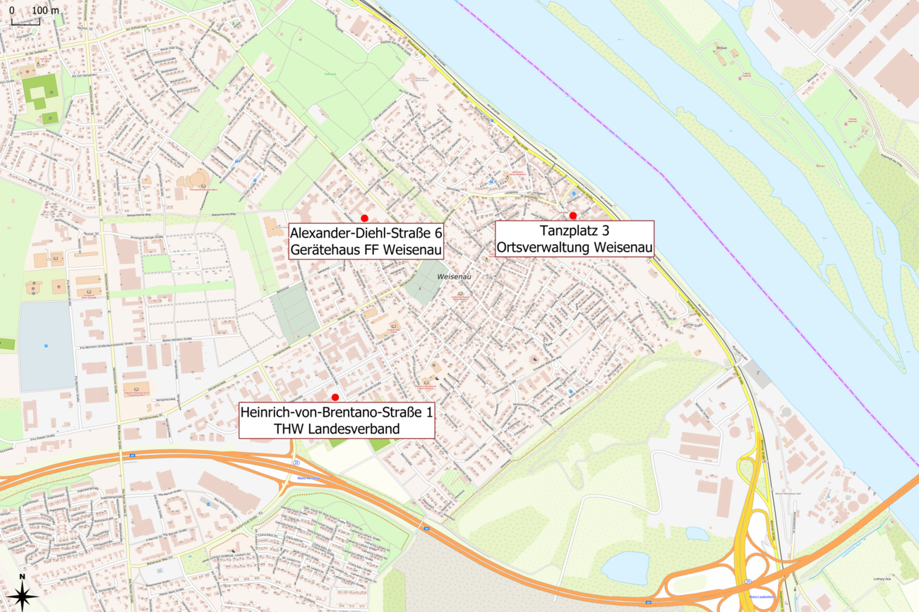 Notfallmeldestellen Weisenau