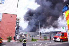 Rettungskräfte an der Einsatzstelle.
