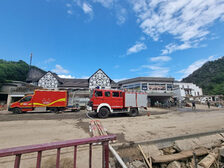 Einsatzfahrzeuge der Feuerwehr Mainz im Stadtgebiet Bad Neuenahr-Ahrweiler
