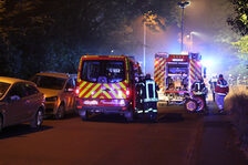 EInsatzkräfte an der Einsatzstelle.