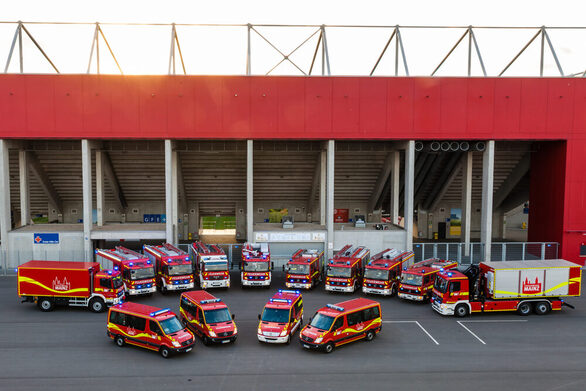 Fahrzeuge der Feuerwehr Mainz