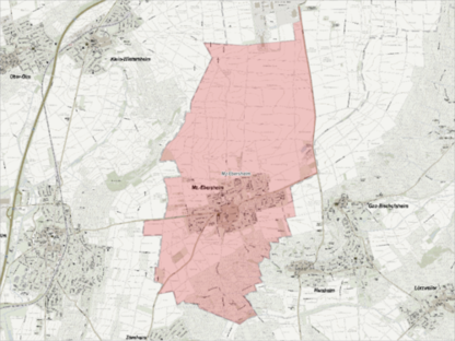 Einsatzgebeit der Freiwilligen Feuerwehr Ebersheim.