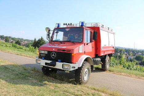 Foto des RW1 der Freiwilligen Feuerwehr Hechtsheim.
