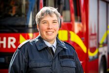 Foto der Leiterin der Kinderfeuerwehr Hechtsheim
