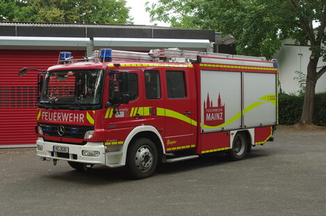 Foto des LF20 der Freiwilligen Feuerwehr Weisenau.