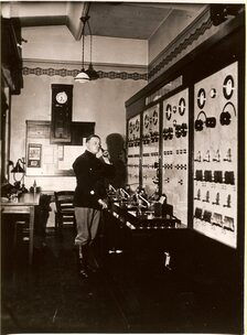 Einsatzzentrale in der Neubrunnenstraße