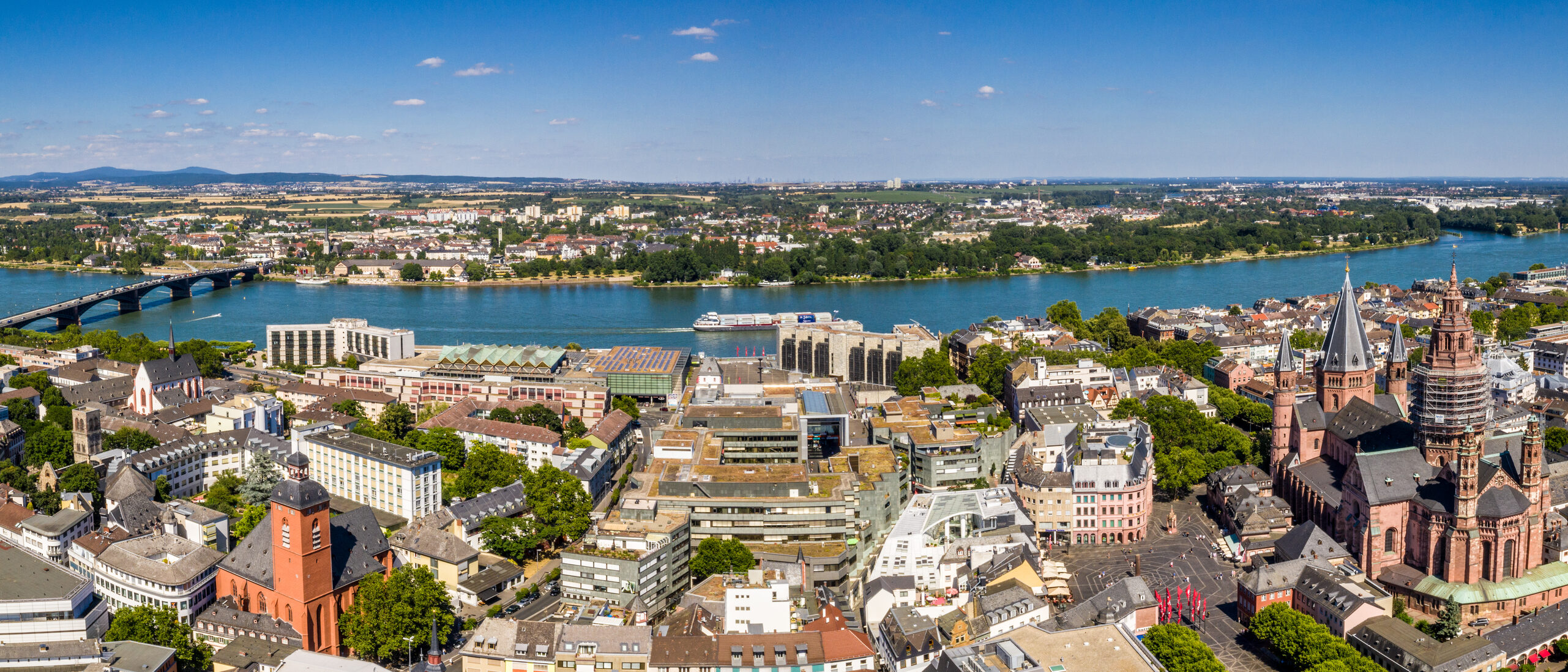 Drohnenbild Mainz