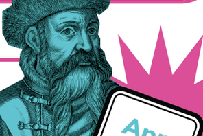 The new App: Gutenberg to go. © Gutenberg-Museum