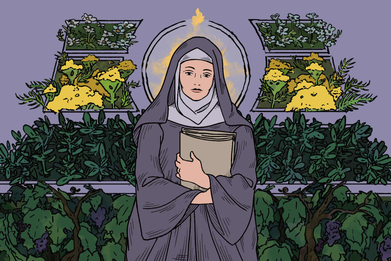 Hildegard von Bingen Illustration
