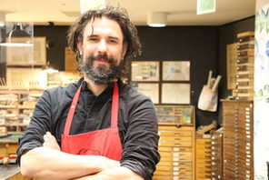 Christoph Sünder - Werkstattleiter im Druckladen des Gutenberg-Museums. 