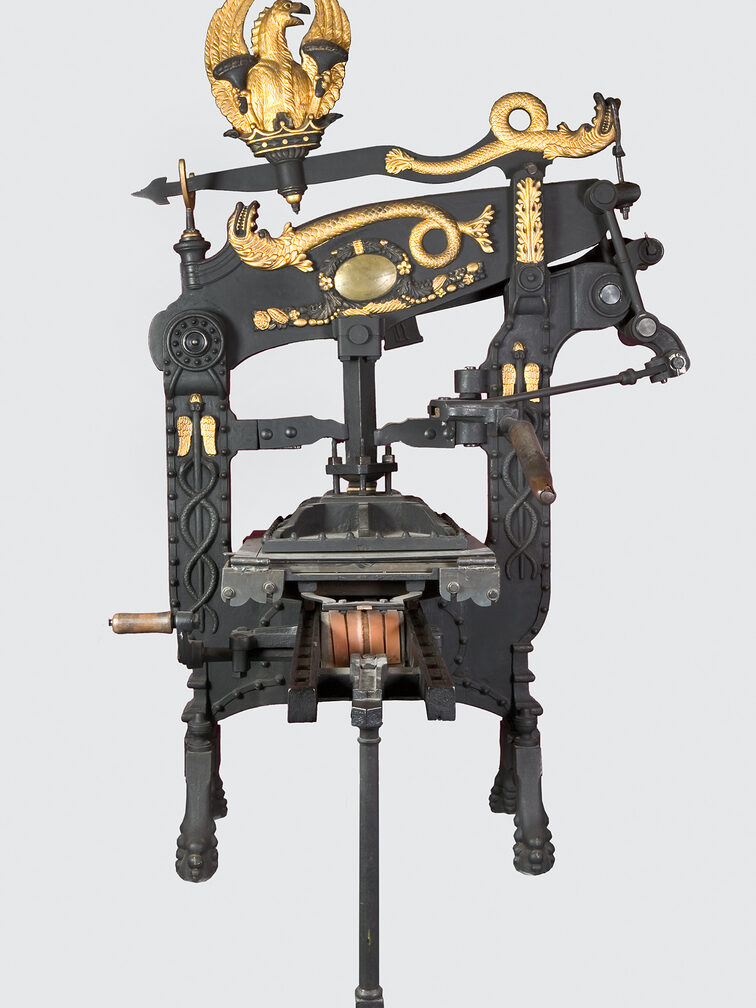 Foto der „Columbia-Press“ von 1824.