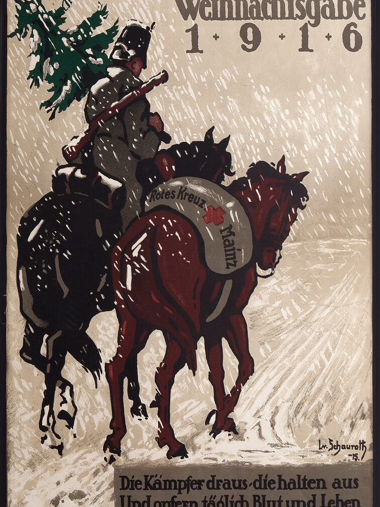 Plakat des Mainzer Opfertags, Weihnachtsausgabe 1916