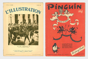 Zwei illustrierte Zeitschriften aus der Pressehistorischen Sammlung © Gutenberg-Museum, Mainz