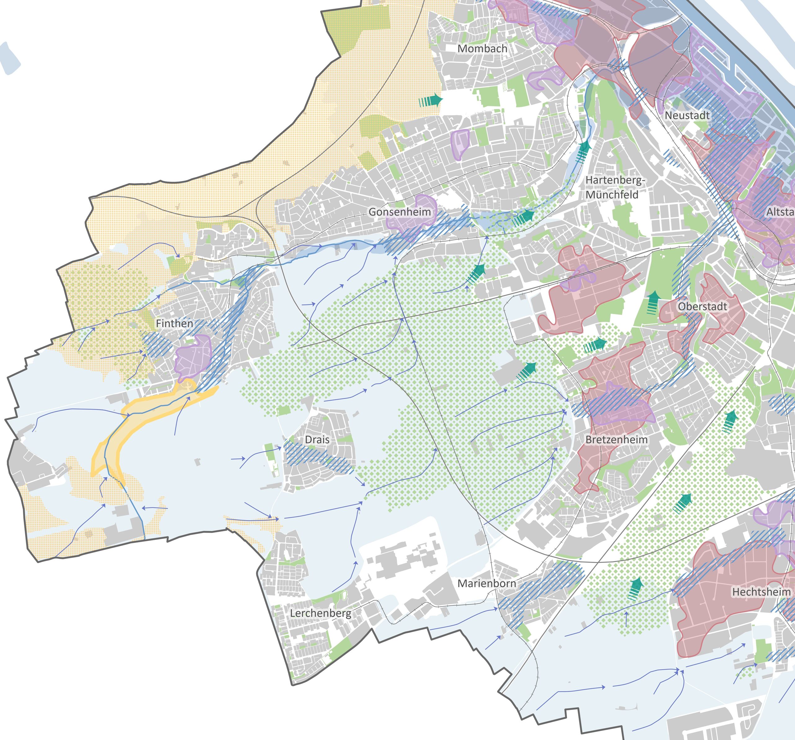 Kartenausschnitt Fokusraumkarte