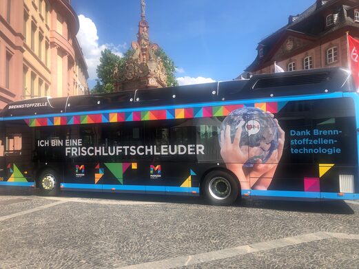 Brennstoffzellenbus der Mainzer Mobilität