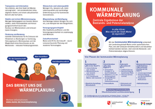 Faltblatt zur kommunalen Wärmeplanung