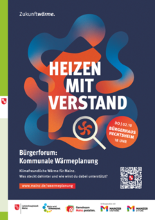 Poster mit dem Titel "Heizen mit Verstand"